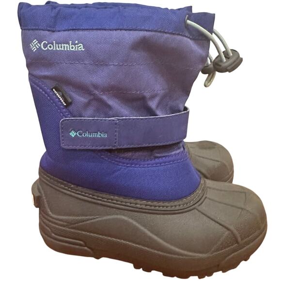 Columbia Youth Powderbug Plus II waterproof snow boots 12 - Picture 1 of 7